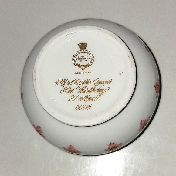 ROYAL COLLECTION QUEEN ELIZABETH II 80th BIRTHDAY 21st APRIL 2006 TRINKET BOX. - Picture 8 of 8